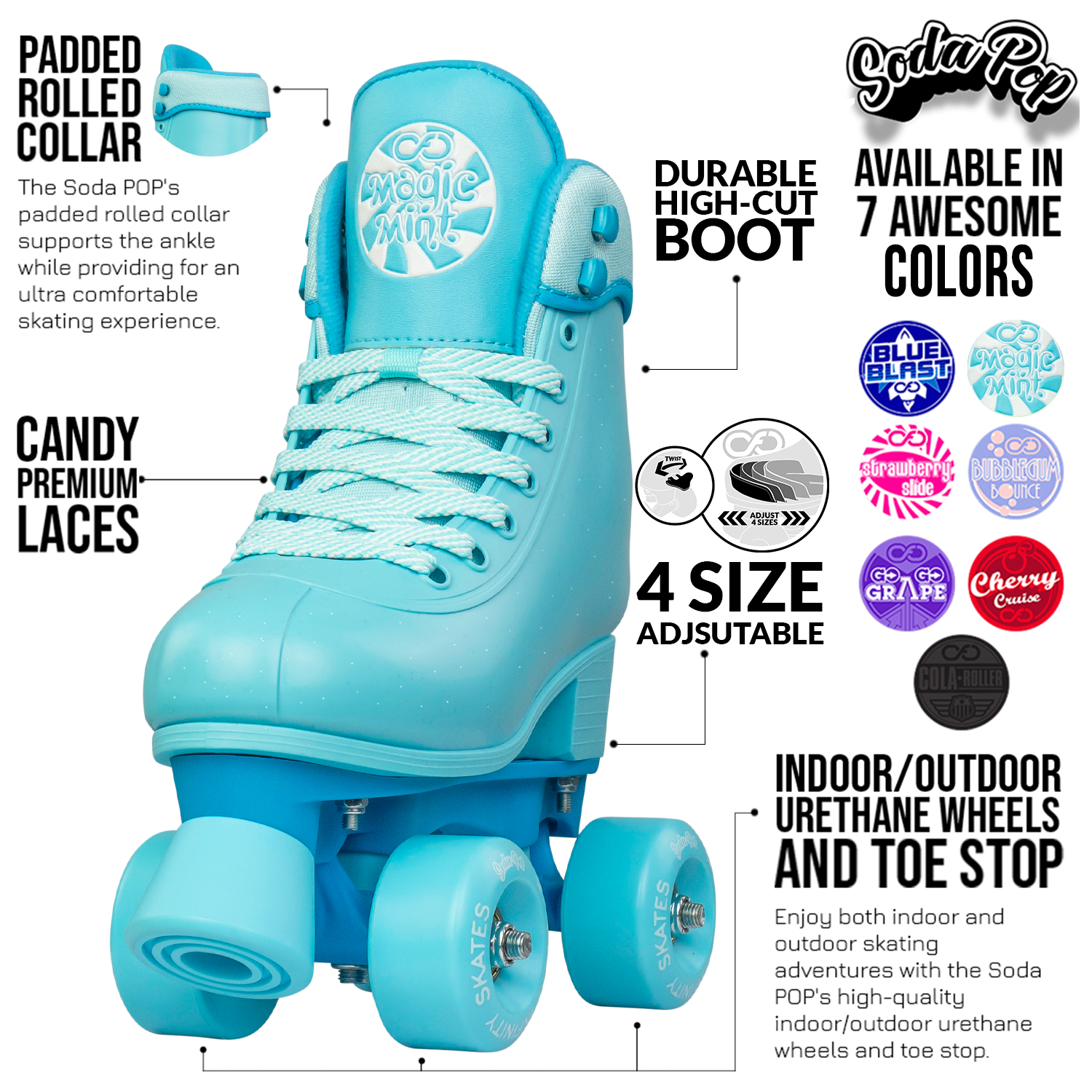 Teal Glitter - Magic Mint