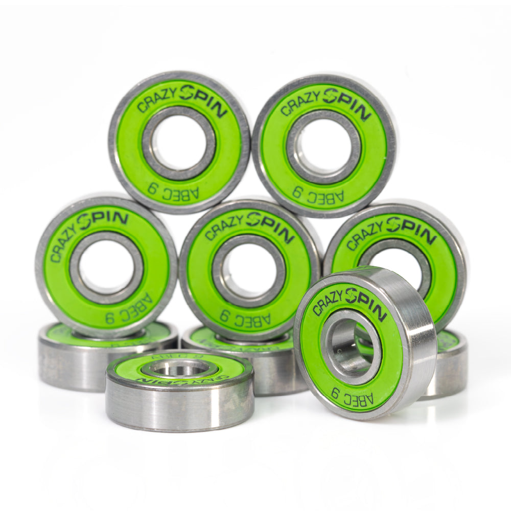 SPIN Bearings | Green - Case Set of 16