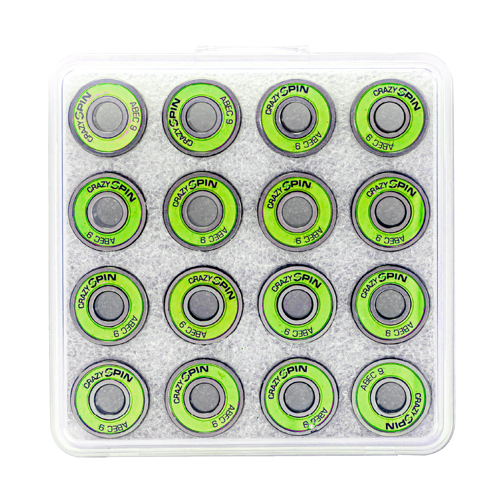 SPIN Bearings | Green - Case Set of 16