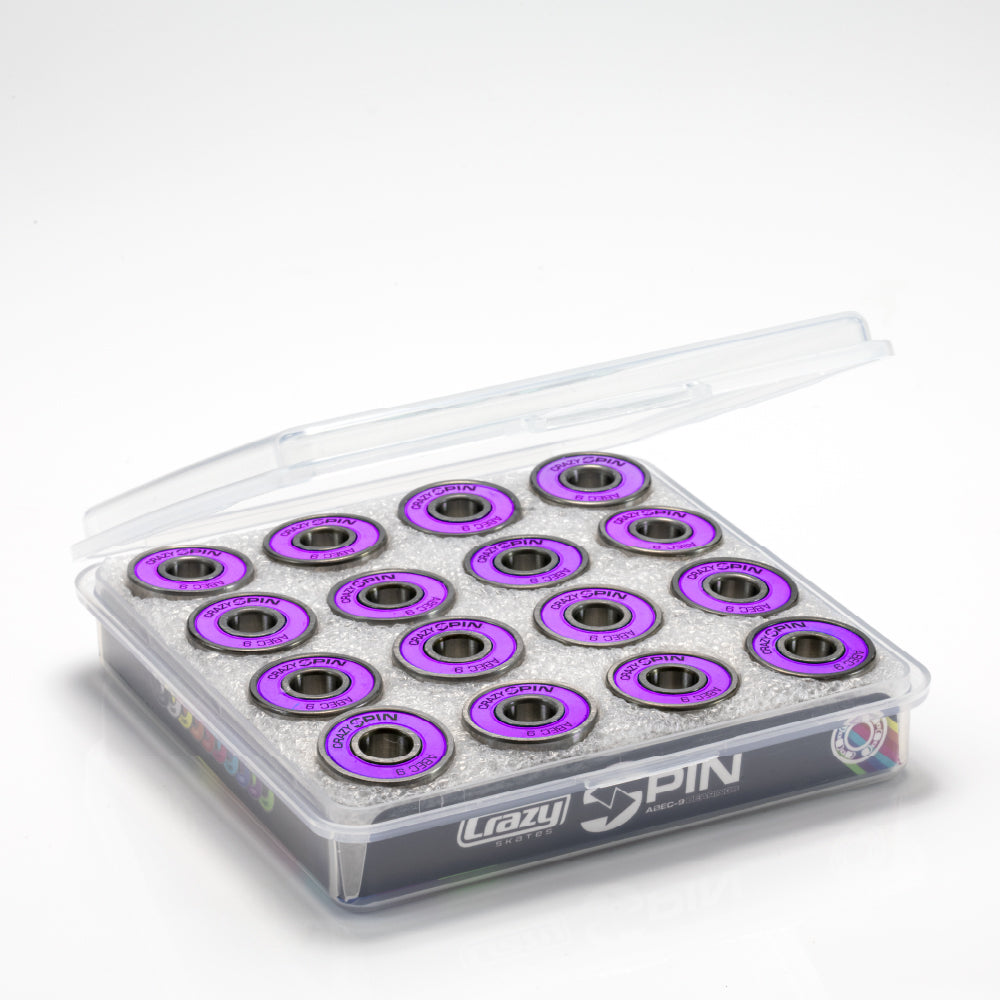SPIN Bearings | Purple - Case Set of 16