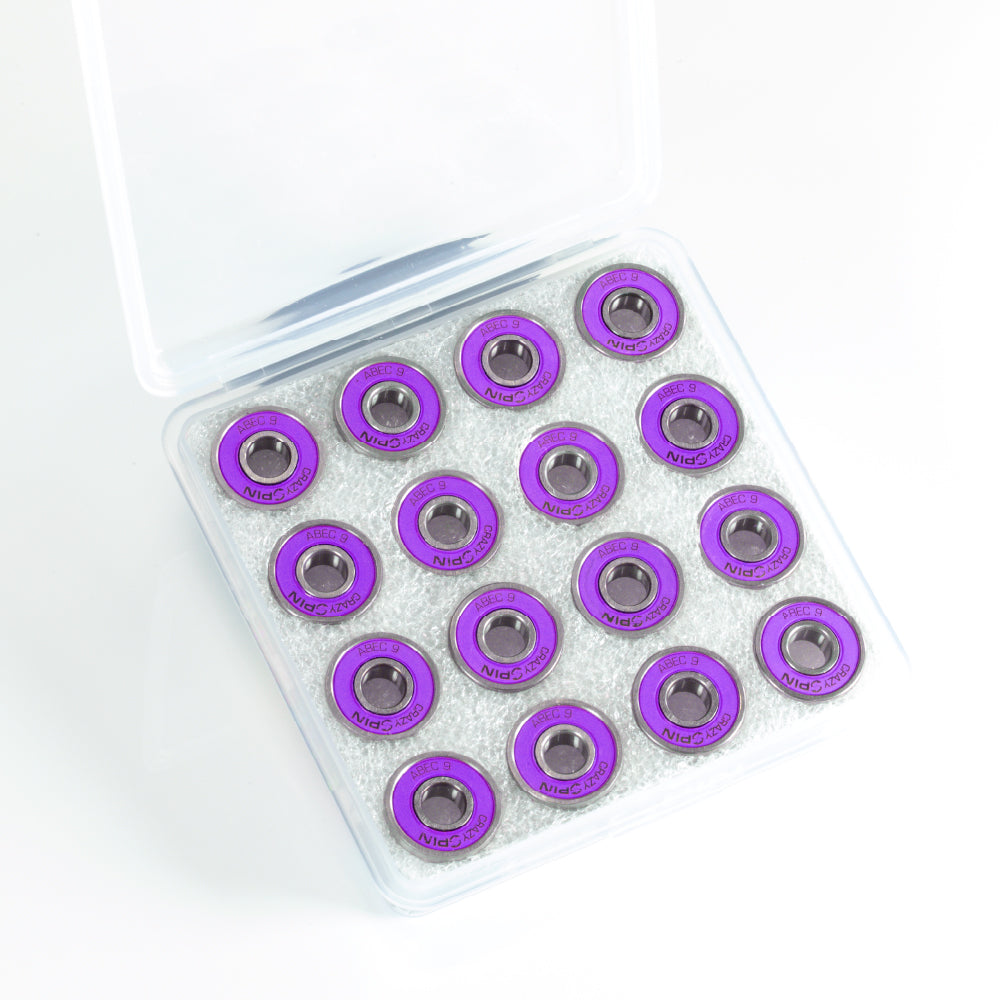 SPIN Bearings | Purple - Case Set of 16