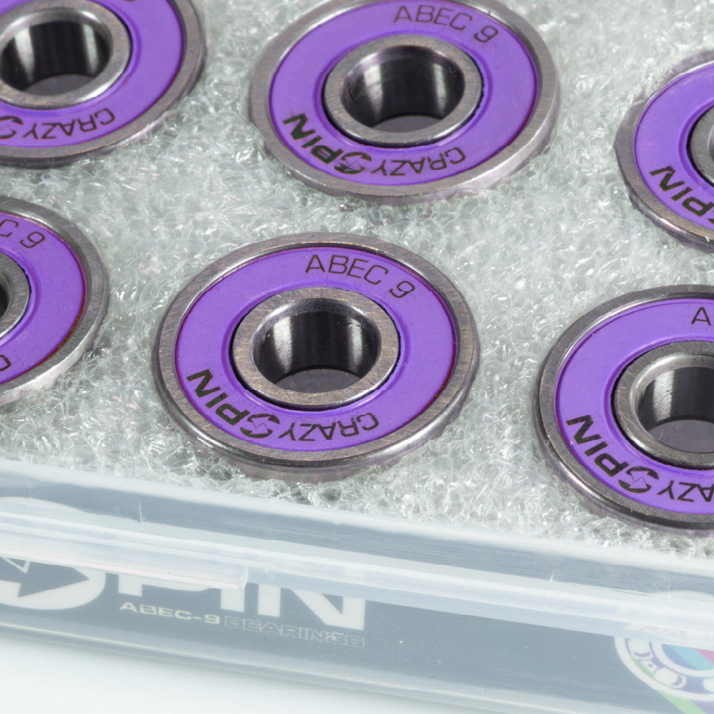 SPIN Bearings | Purple - Case Set of 16