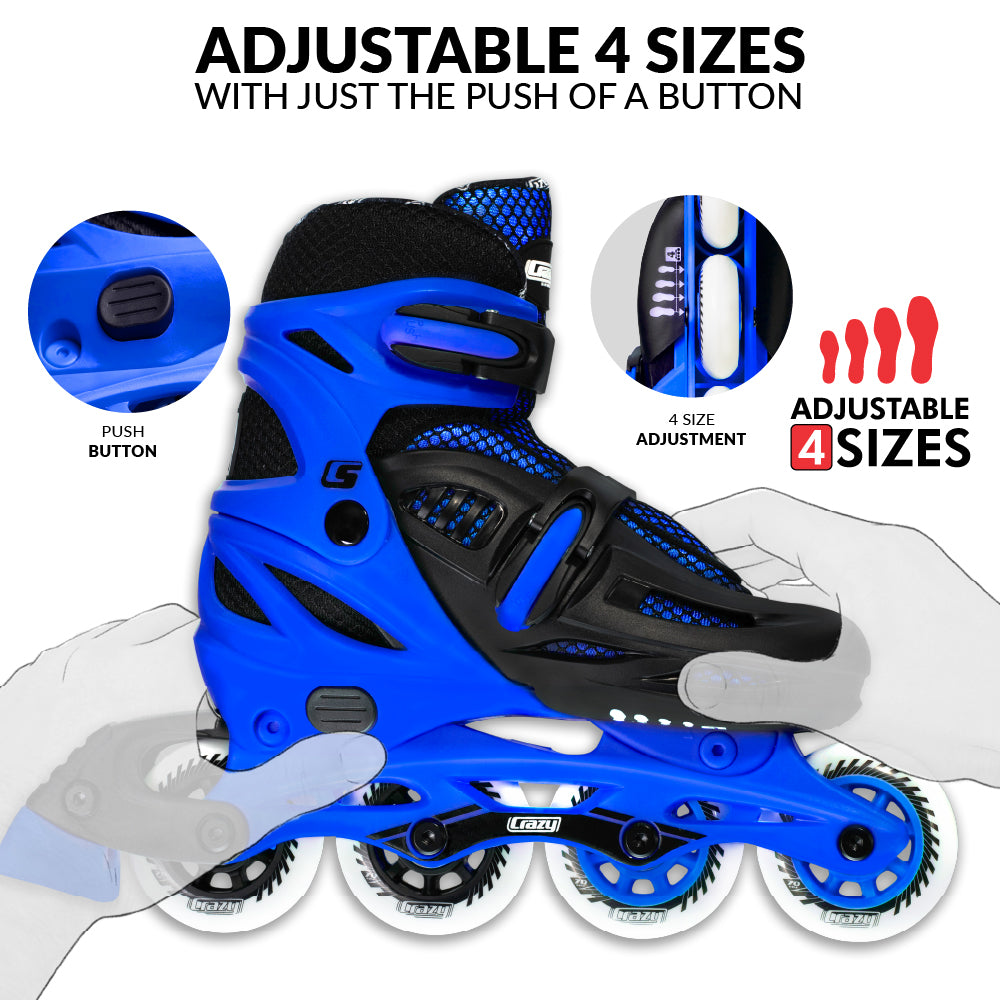 BLADE Blue - Size Adjustable Inline Skates
