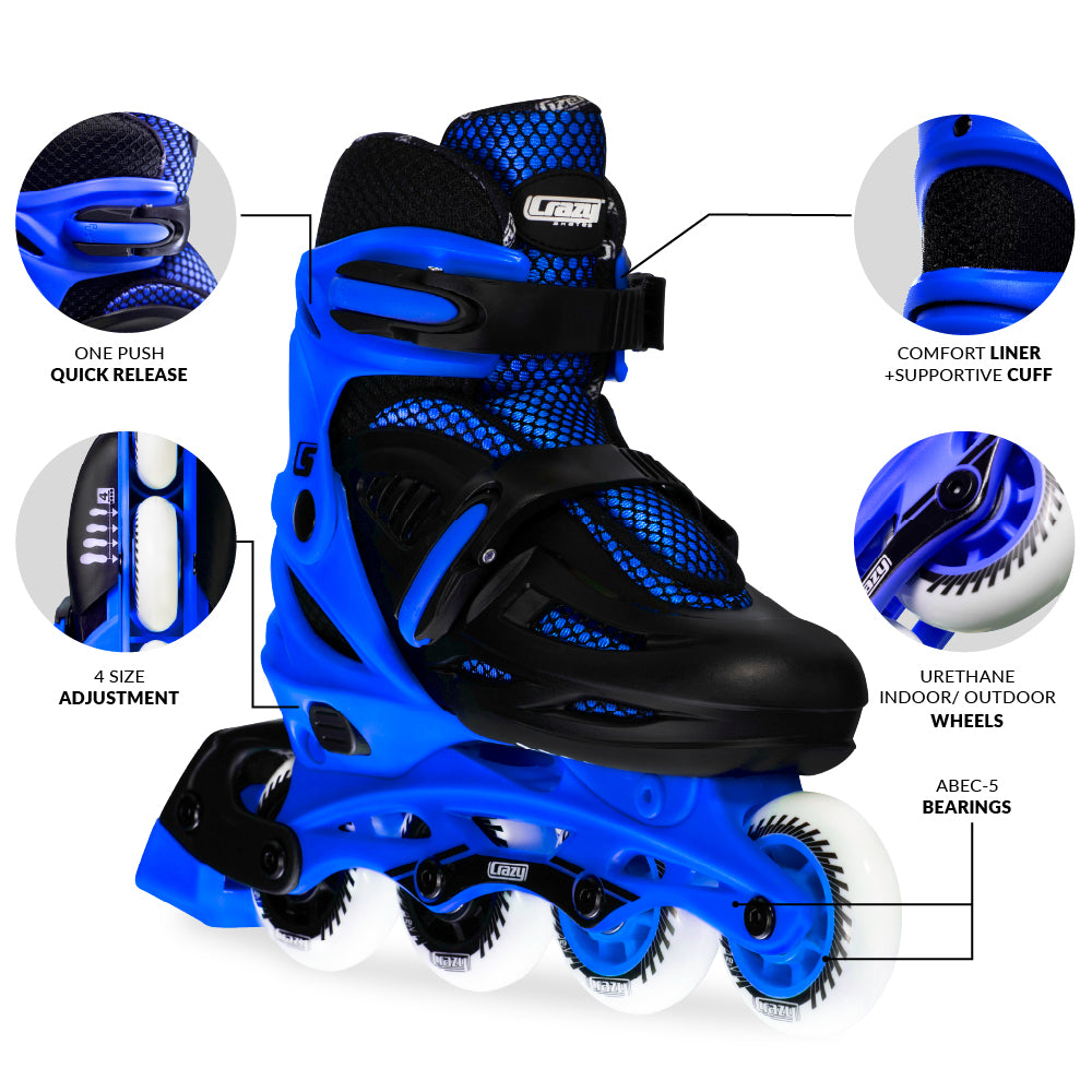 BLADE Blue - Size Adjustable Inline Skates
