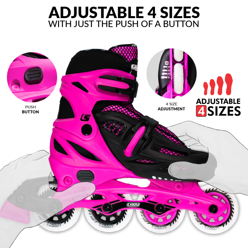 BLADE Pink - Size Adjustable Inline Skates
