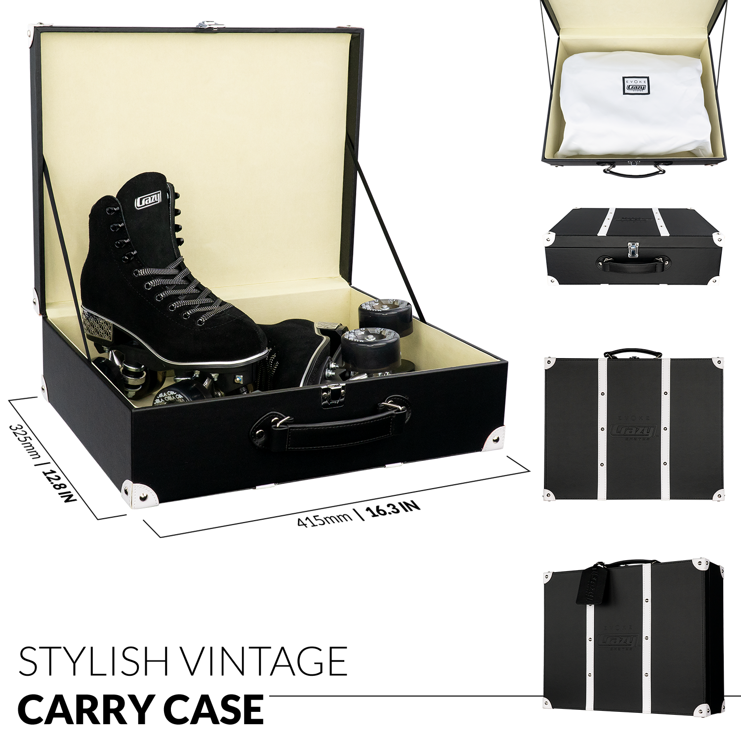 EVOKE Black - Roller Skates