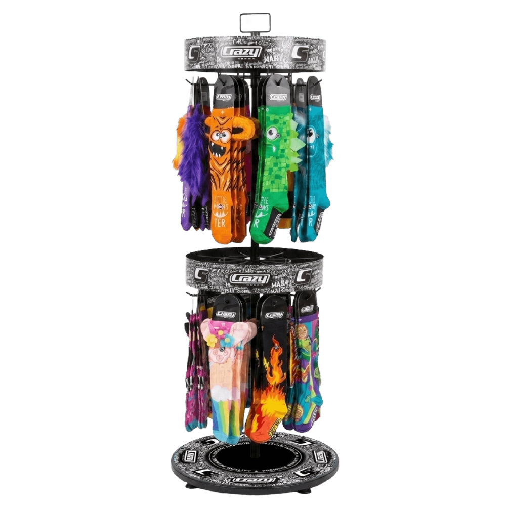 Crazy Socks | Adjustable Retail Floor Spinner