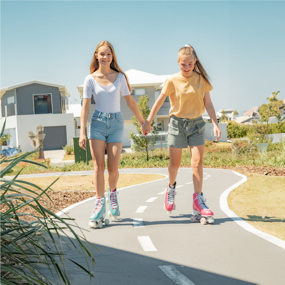 Warehouse Deal | GLAM - Pink Roller Skates