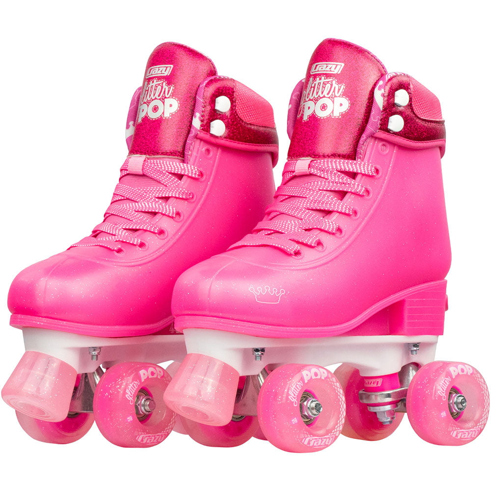 Warehouse Deal | GLITTER POP - Pink Size Adjustable Roller Skate