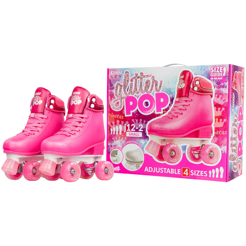 Warehouse Deal | GLITTER POP - Pink Size Adjustable Roller Skate