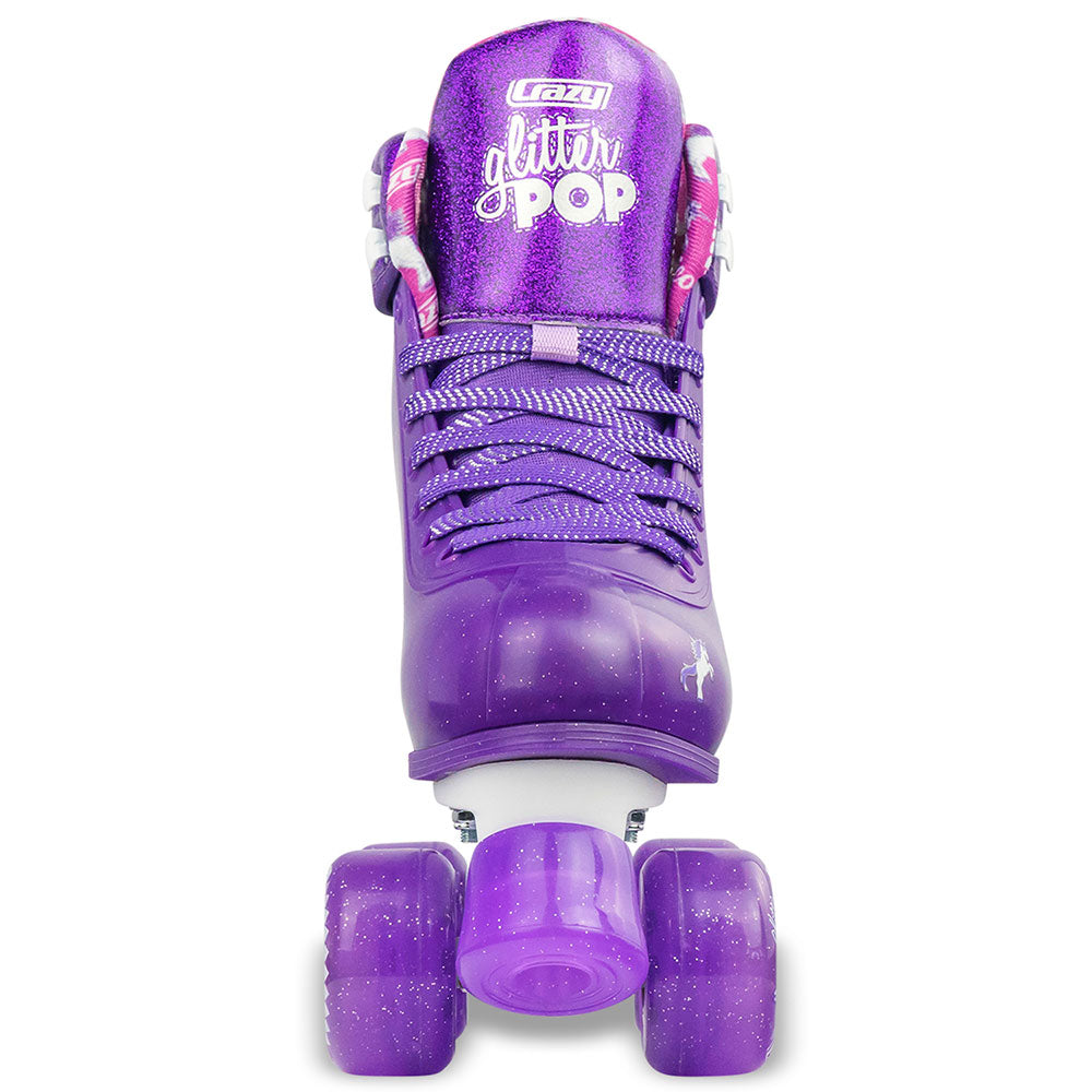 GLITTER POP Purple - Size Adjustable Roller Skates