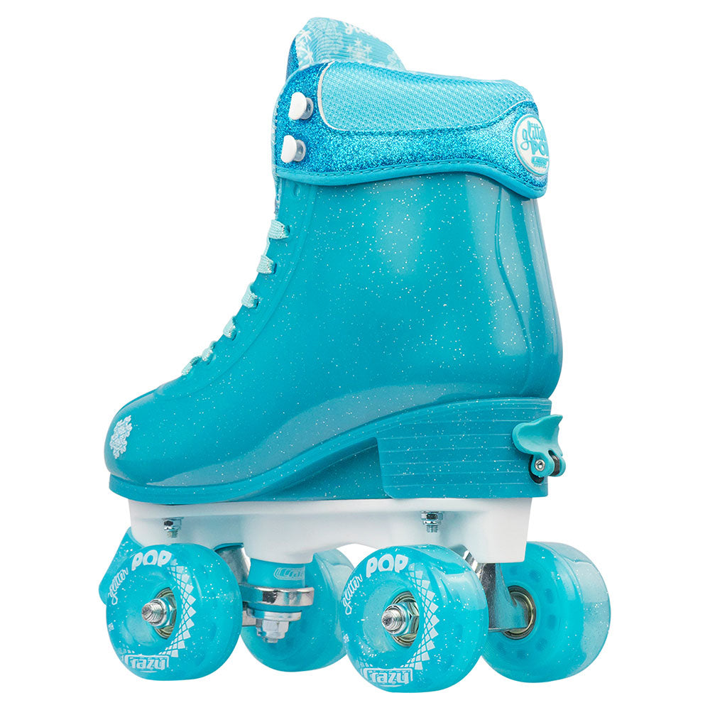 Warehouse Deal | GLITTER POP - Teal Size Adjustable Roller Skate