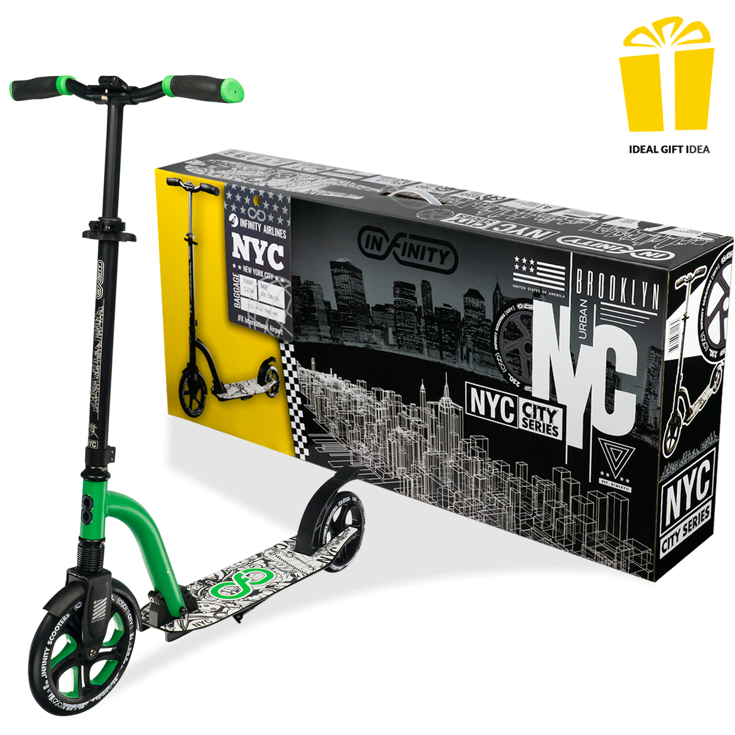 NYC Green - New York City Series Scooter