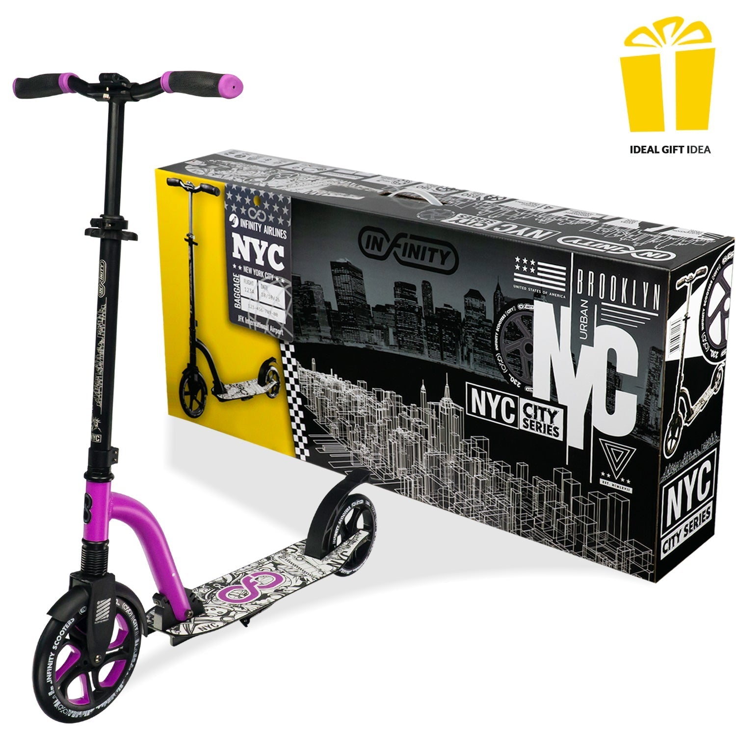 NYC Plum - New York City Series Scooter