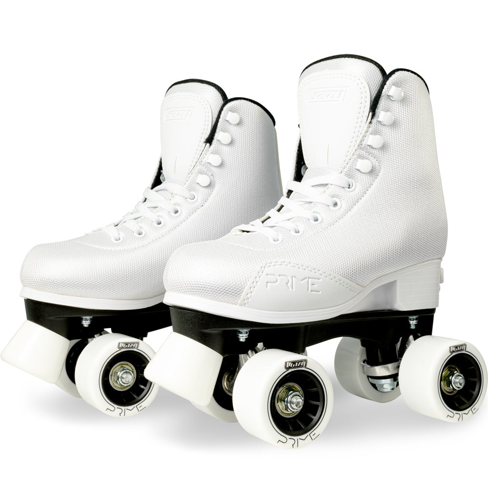 Warehouse Deal | PRIME White - Size Adjustable Roller Skates