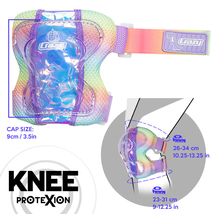 Rainbow PROTExION Safety Pads - Knee, Wrist & Elbow