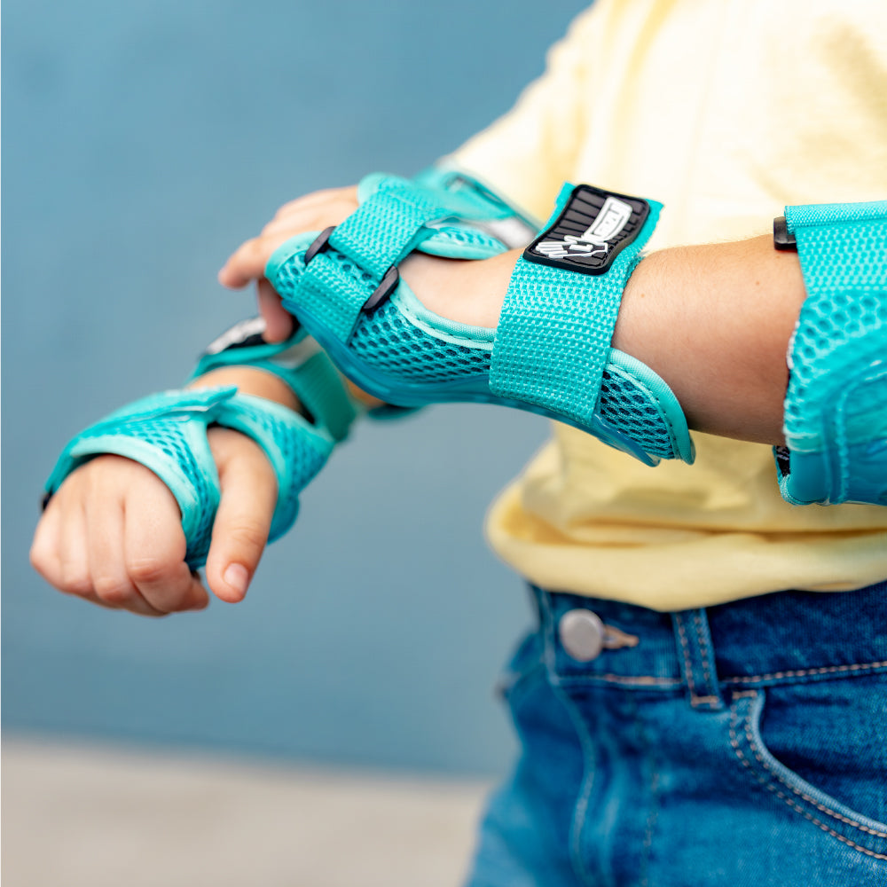 Teal PROTExION Safety Pads - Knee, Wrist & Elbow