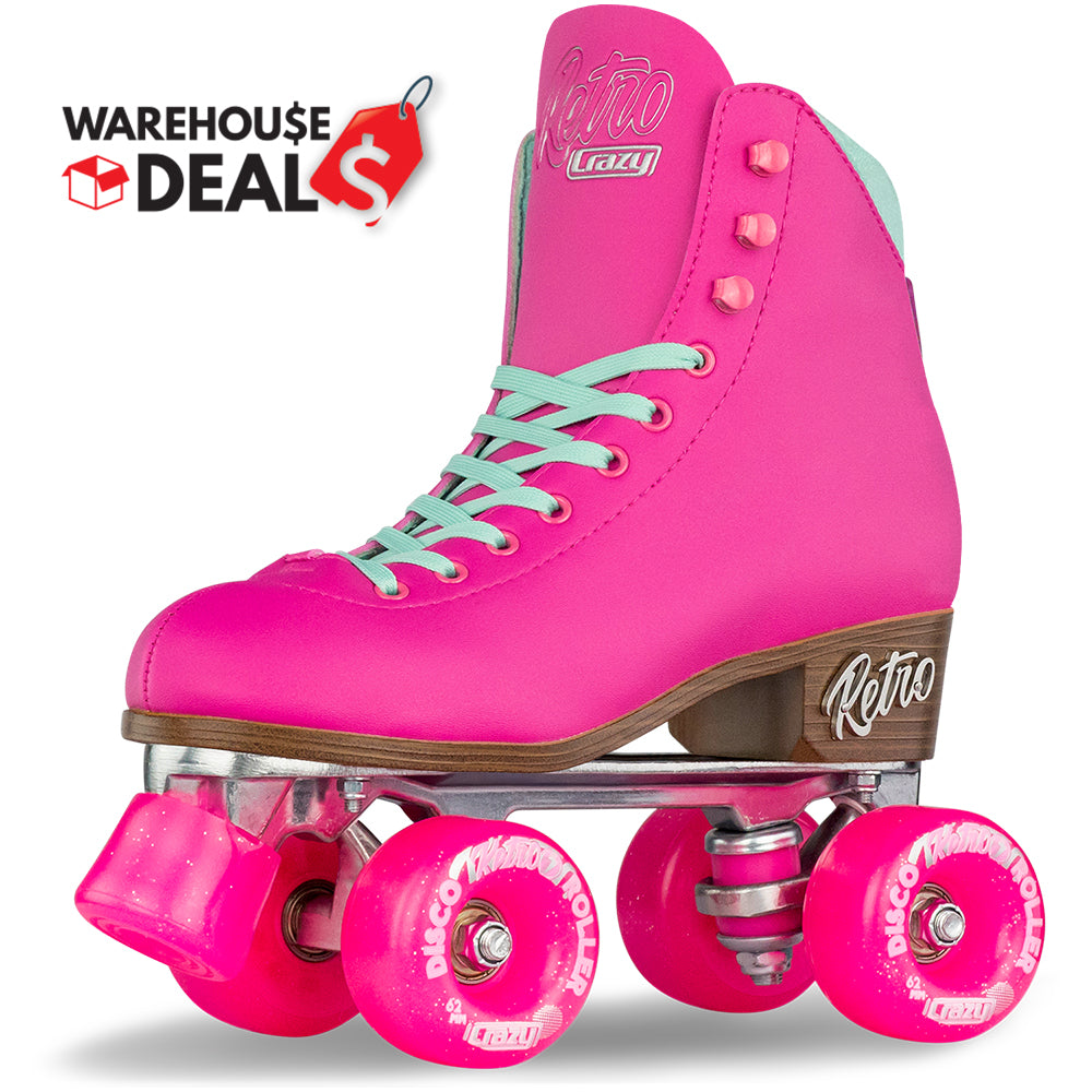 Warehouse Deal RETRO Pink Roller Skates