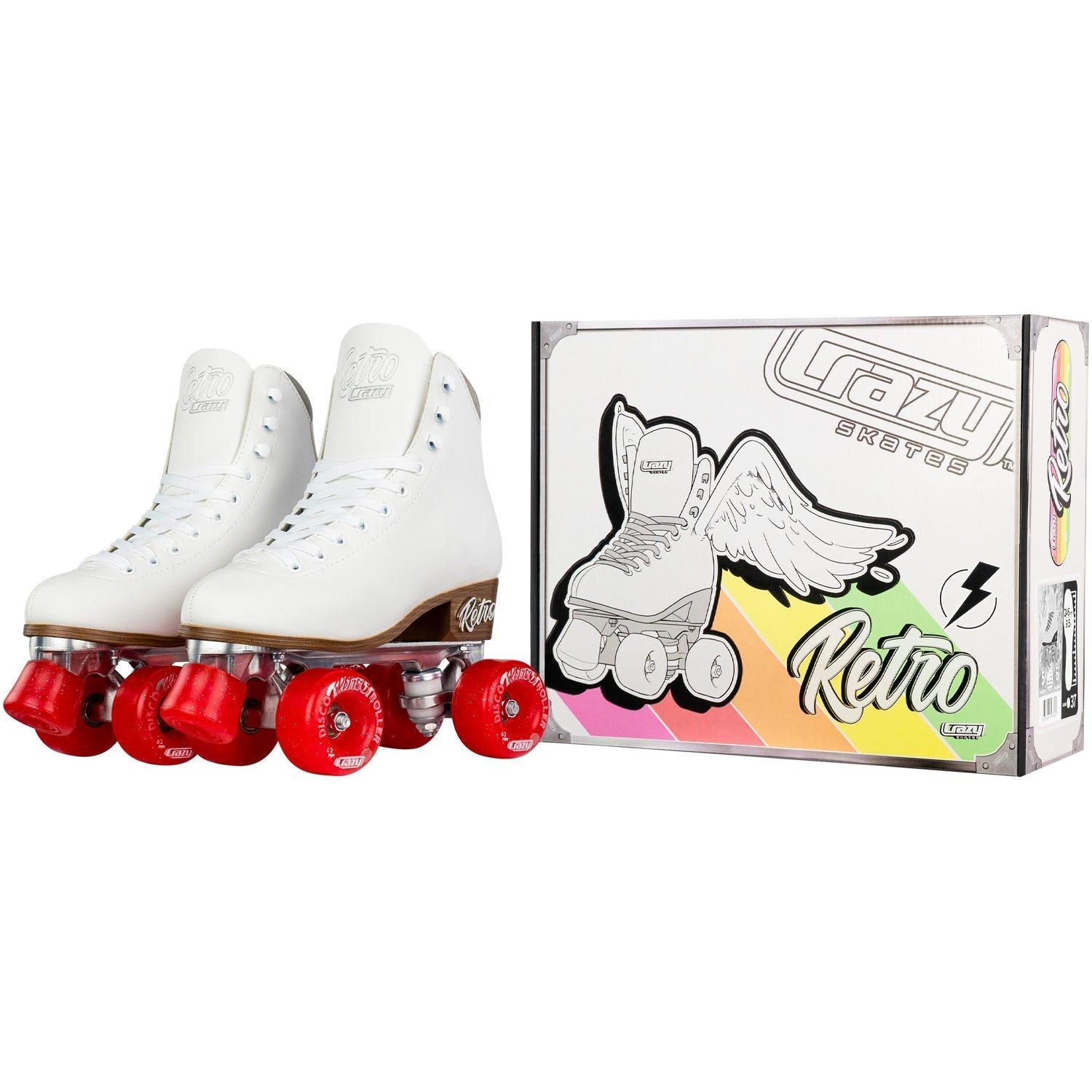 Warehouse Deal | RETRO - White Roller Skates