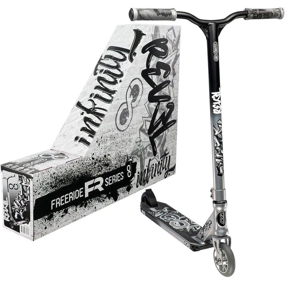 REVEL Silver/Black - FR Series Trick Scooter