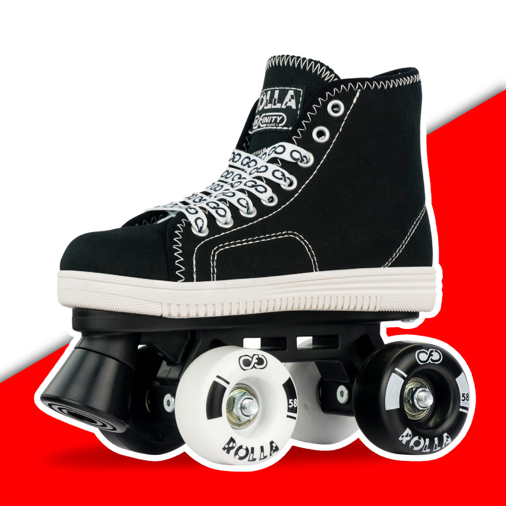 Warehouse Deal | ROLLA - Black Roller Skates