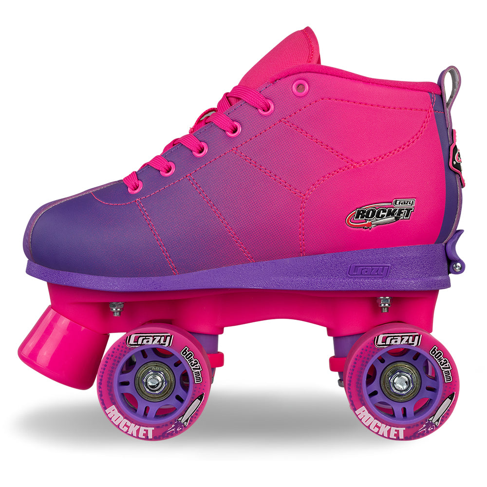 ROCKET JR Pink/Purple - Size Adjustable Roller Skates