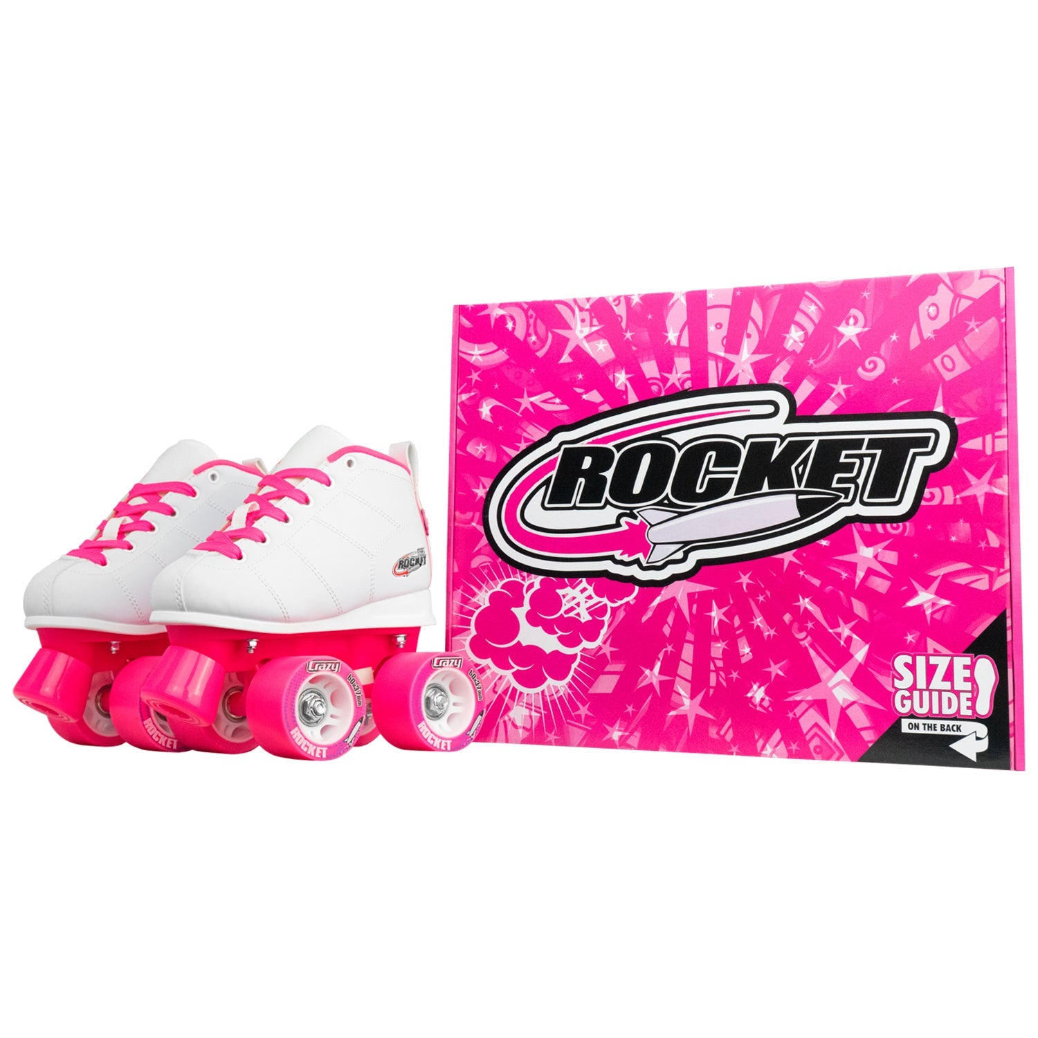 ROCKET JR White - Roller Skates