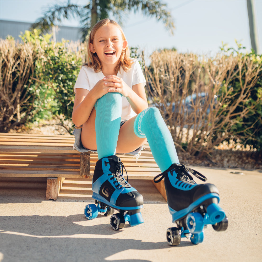 SK8 - Size Adjustable Hi-Top Roller Skates