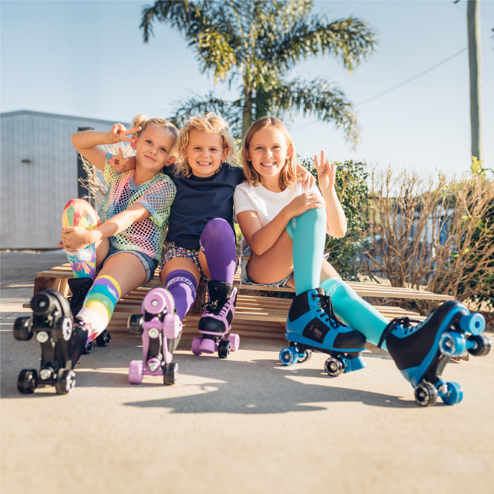 SK8 - Size Adjustable Hi-Top Roller Skates