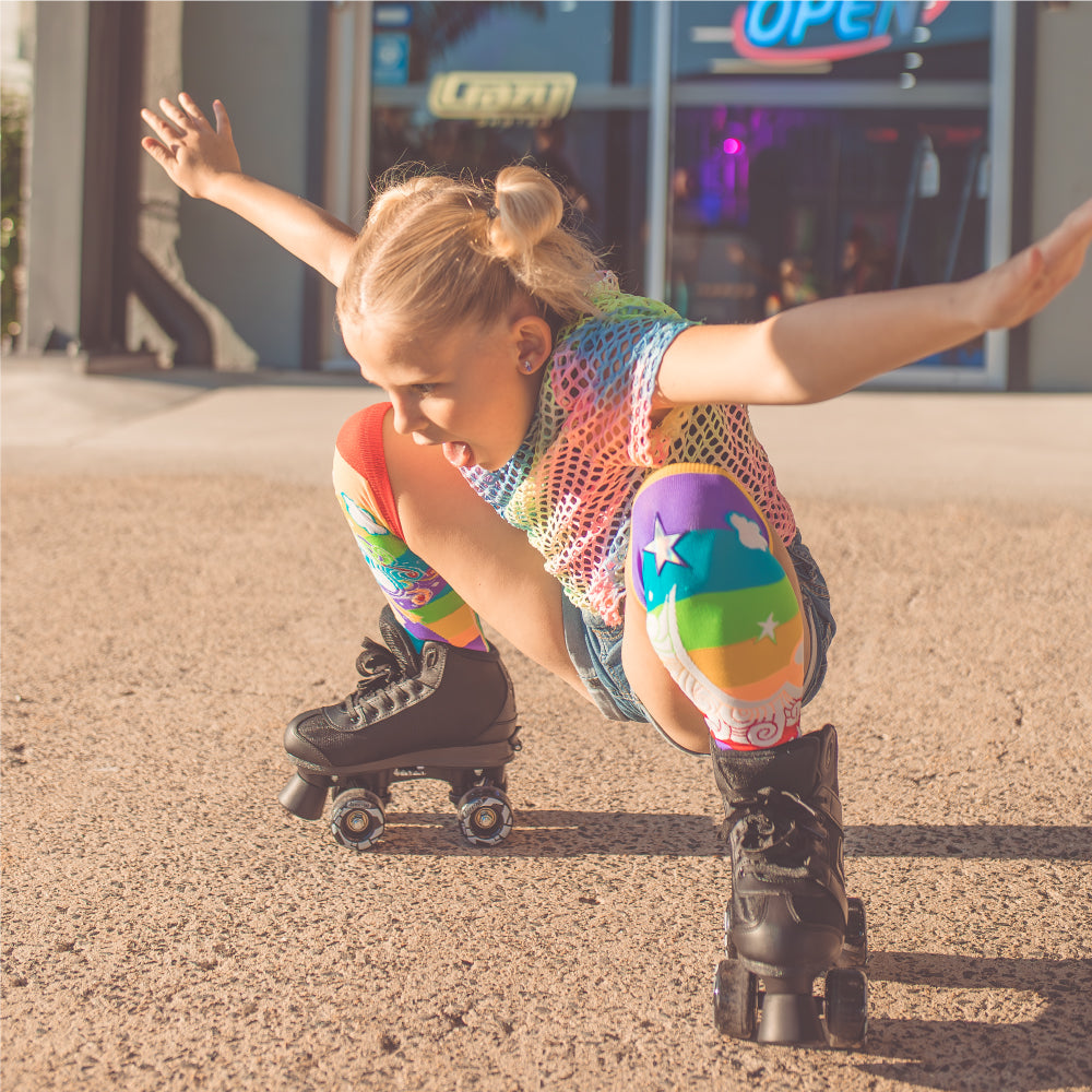 SK8 - Size Adjustable Hi-Top Roller Skates