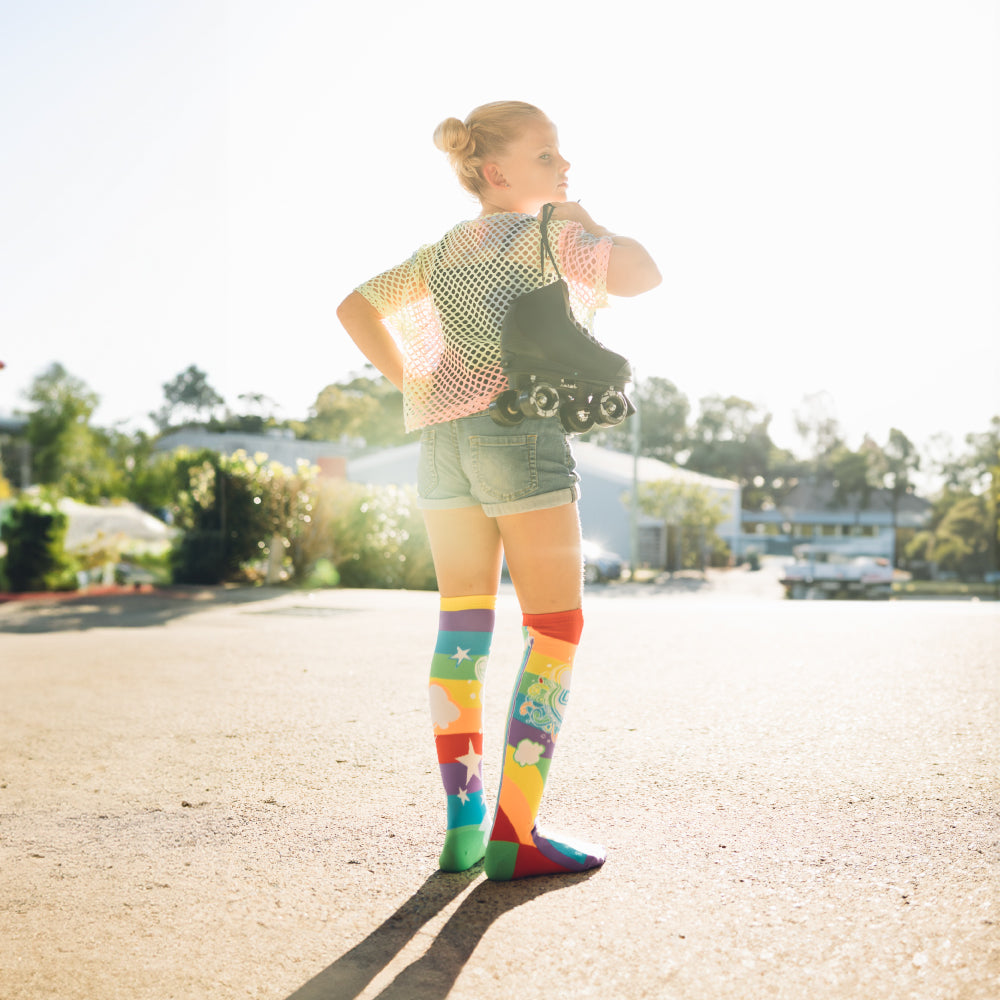 SK8 - Size Adjustable Hi-Top Roller Skates