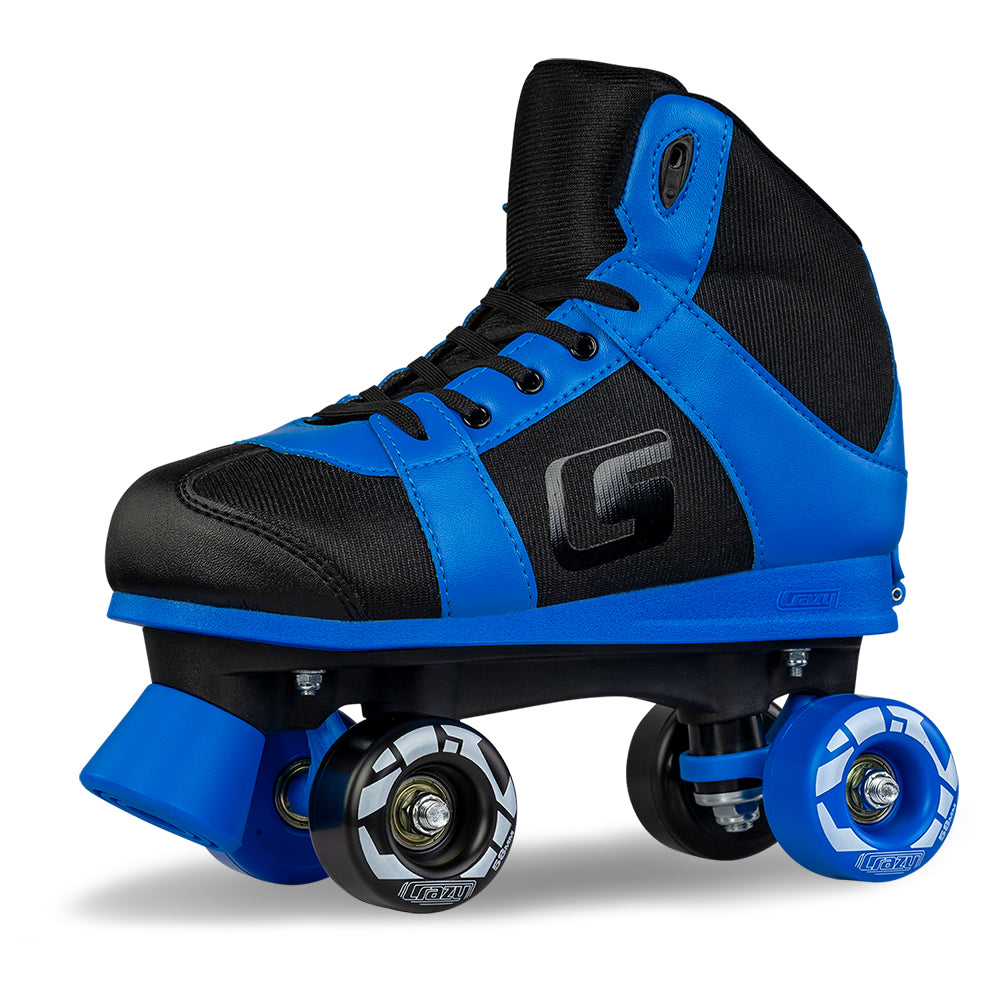 SK8 Blue - Size Adjustable Hi-Top Roller Skates