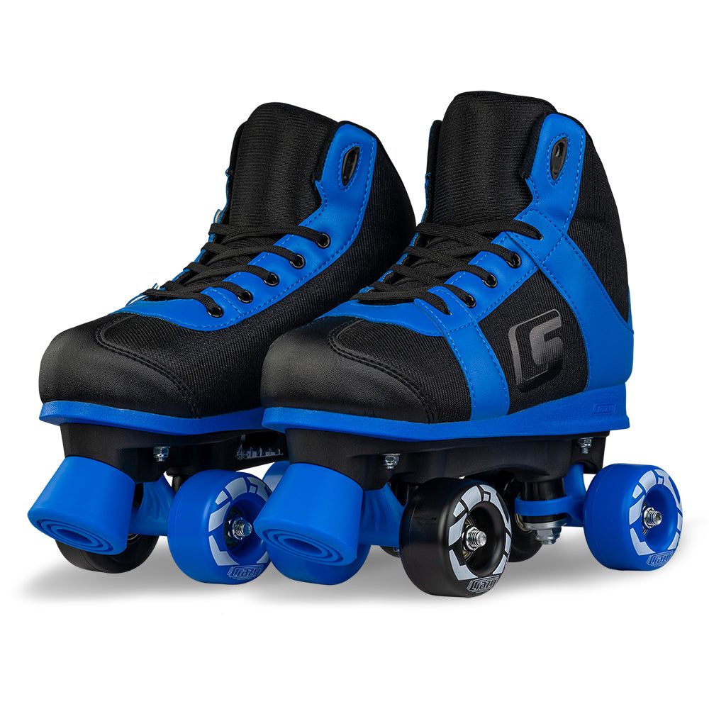 SK8 Blue - Size Adjustable Hi-Top Roller Skates