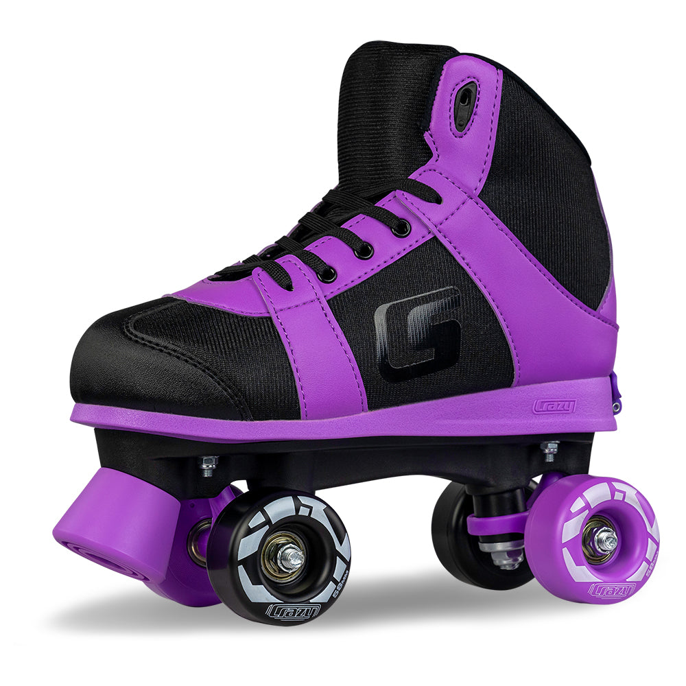 SK8 Purple - Size Adjustable Hi-Top Roller Skates