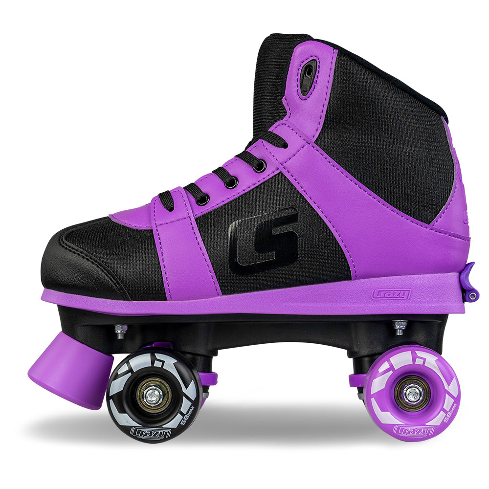 SK8 Purple - Size Adjustable Hi-Top Roller Skates