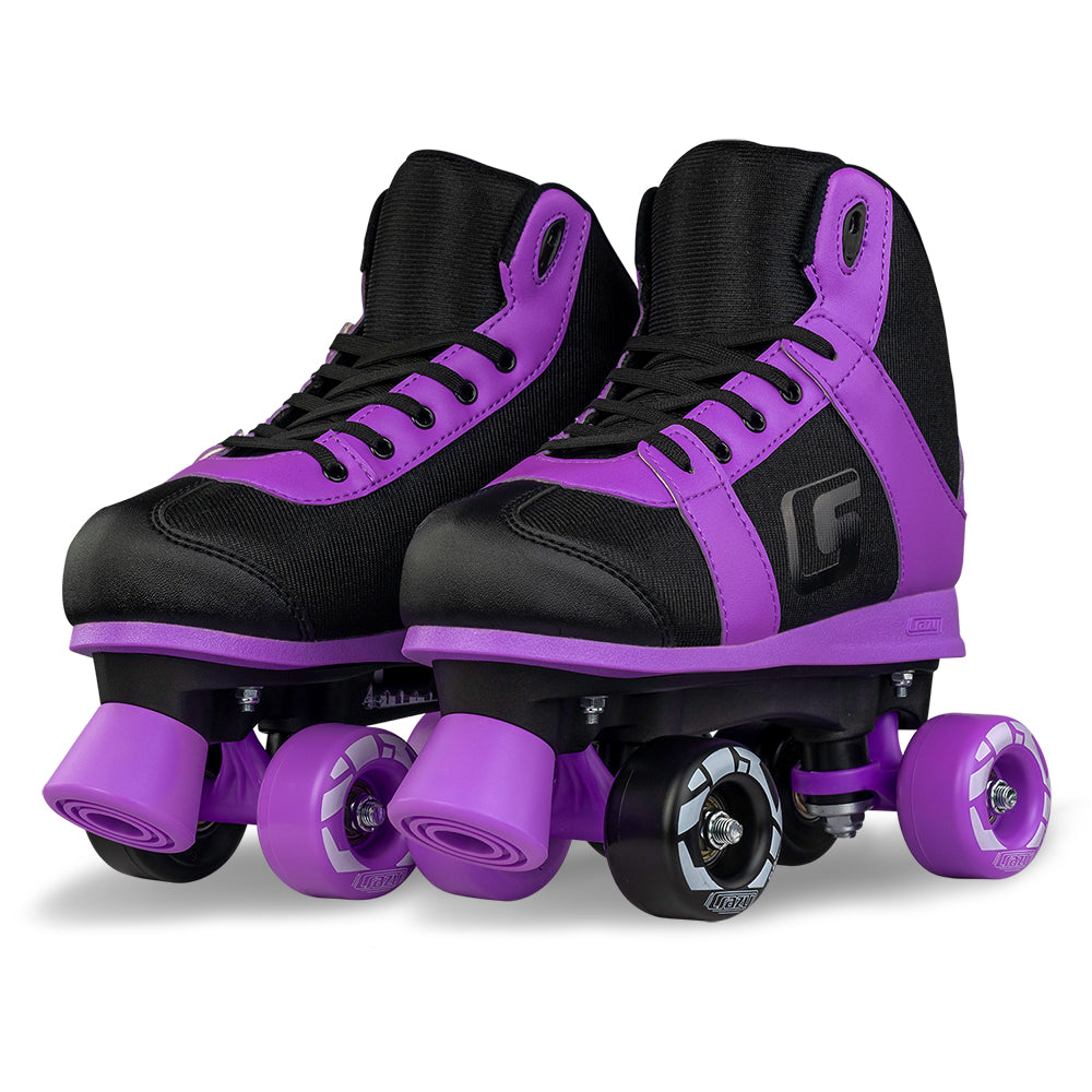 SK8 Purple - Size Adjustable Hi-Top Roller Skates