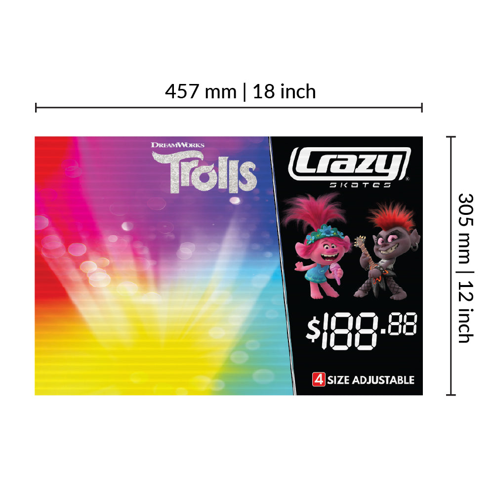 POS Skate Display Price Signs | 12x18in