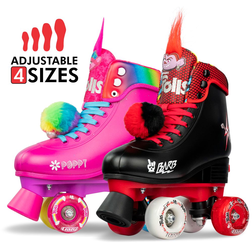 TROLLS Poppy - Size Adjustable Roller Skates
