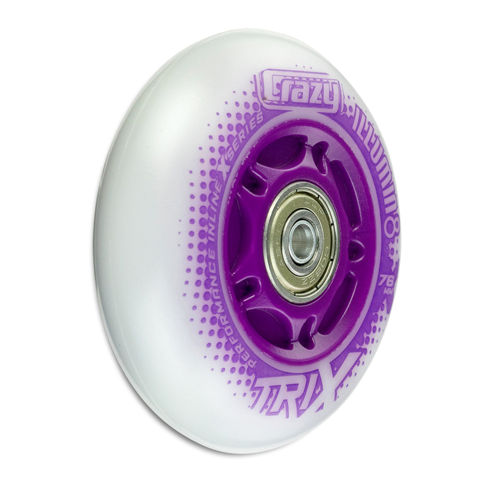 TRIX Purple - LED Light-Up Inline Wheels