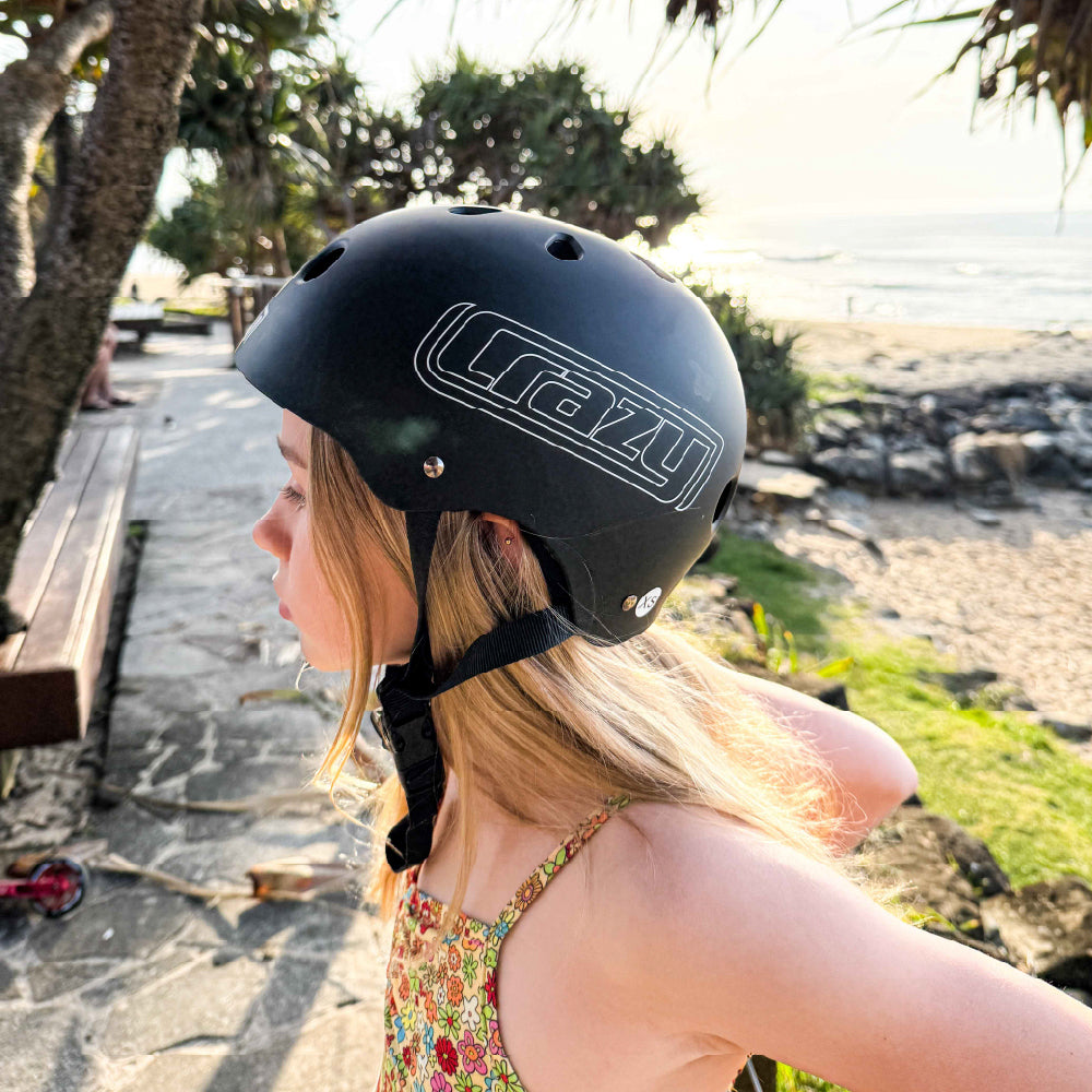 Black PROTEXION Skate Helmet