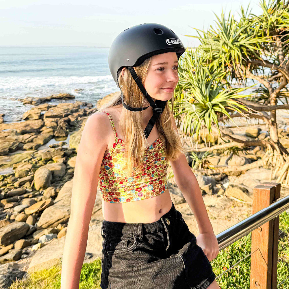 Black PROTEXION Skate Helmet