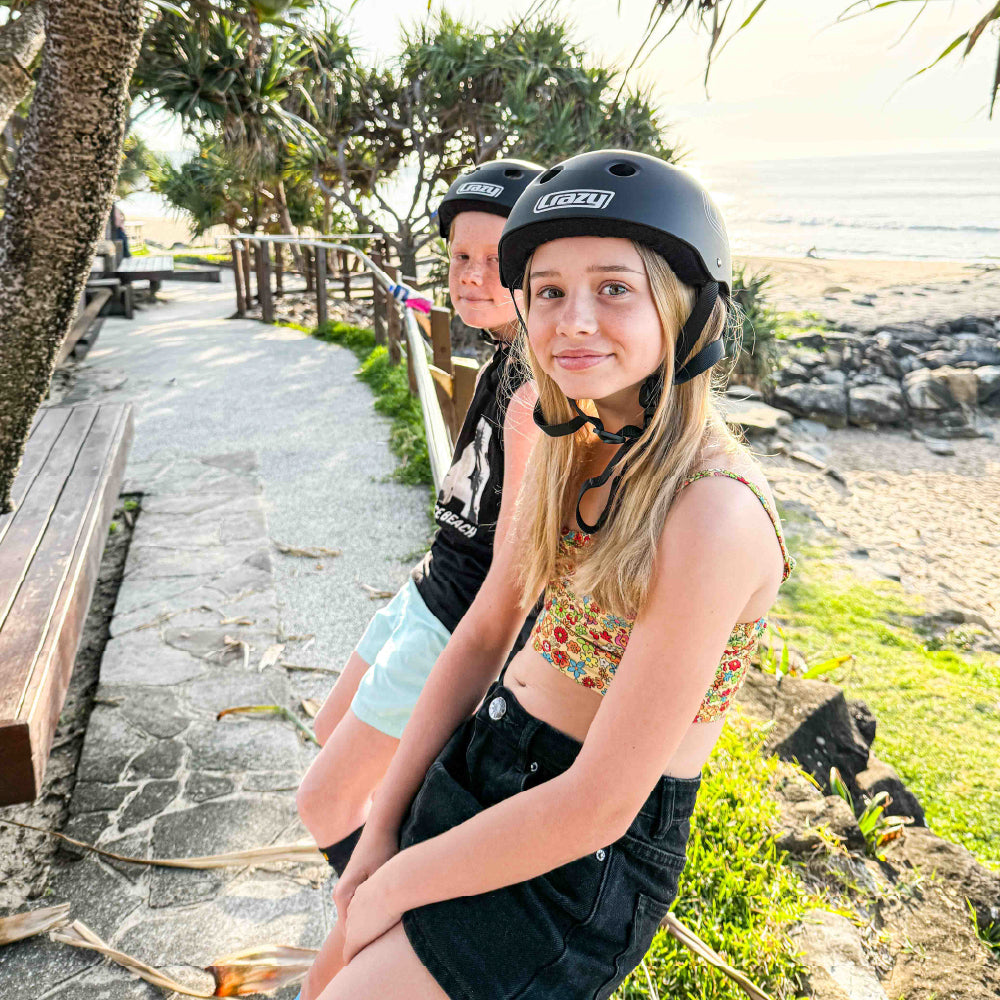 Black PROTEXION Skate Helmet