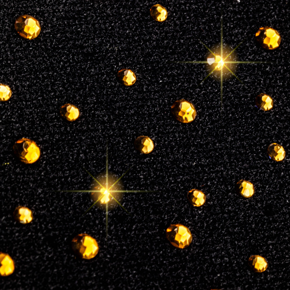 DIAMOND BLACK+GOLD Crew | Crazy Socks