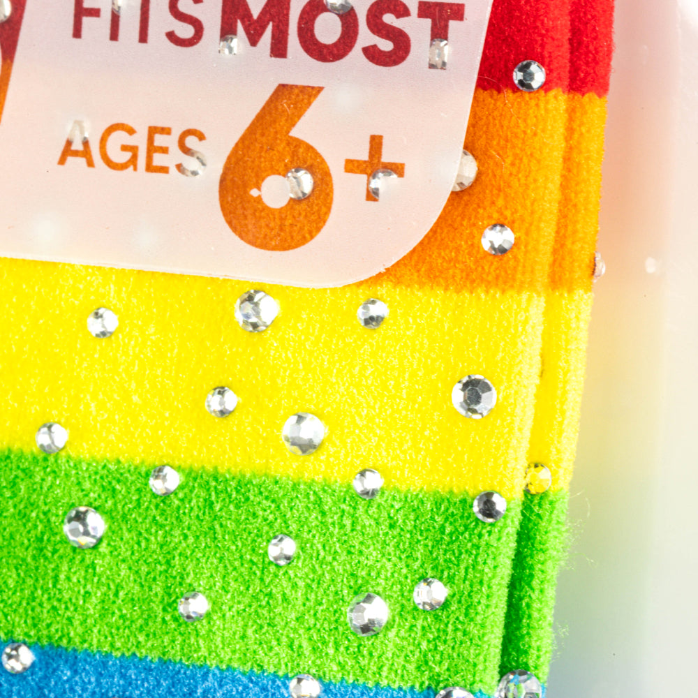 DIAMOND RAINBOW Crew | Crazy Socks