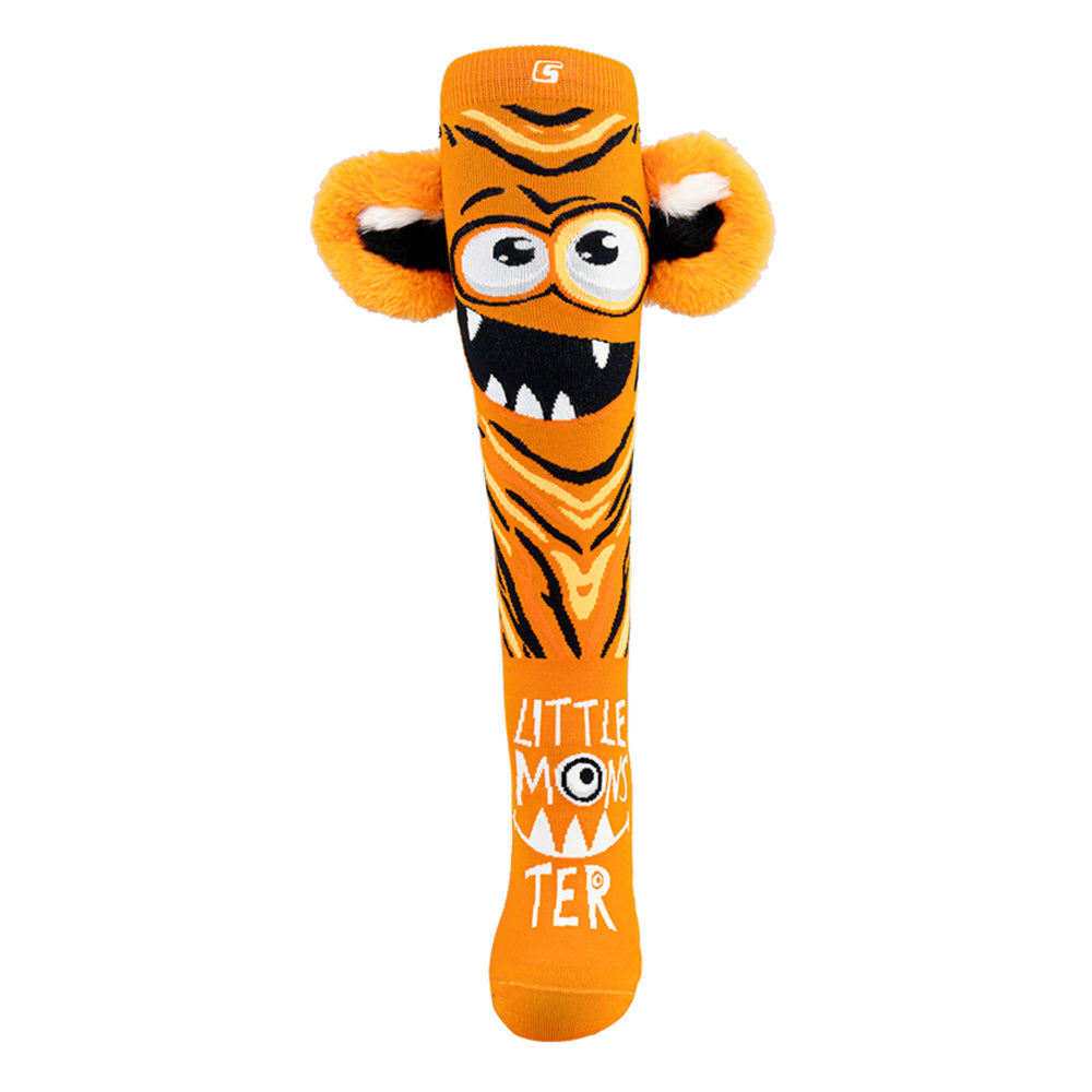 LITTLE MONSTER Orange - Single Sock