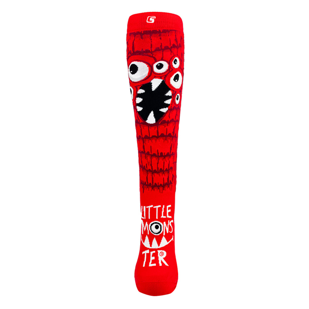 LITTLE MONSTER Red - Single Sock