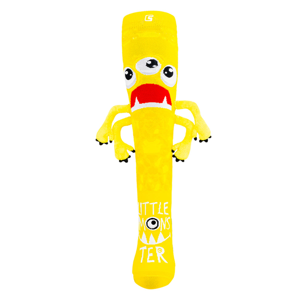 LITTLE MONSTER Yellow | Crazy Socks