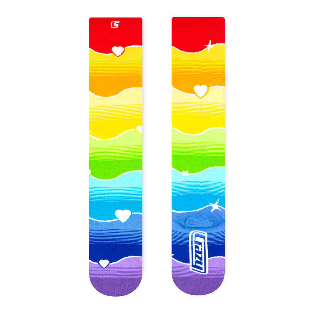 RAINBOW WAVES | Crazy Socks