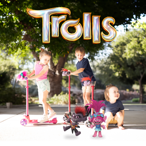 TROLLS World Tour Roller Skates by Crazy Skates - Perfect for kids and adults. High-quality, fun, and comfortable. Get yours now!