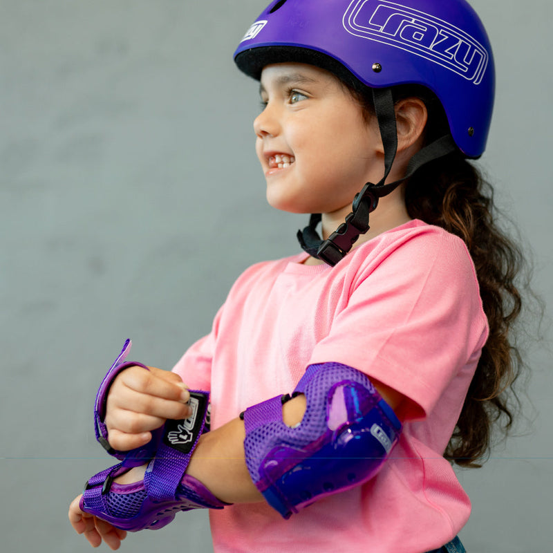 Shop our range of Crash Pads and Protective Skate Wear, including Knee Pads, Wrist Pads, Elbow Pads, and Guards. Stay safe and stylish on your skates!
